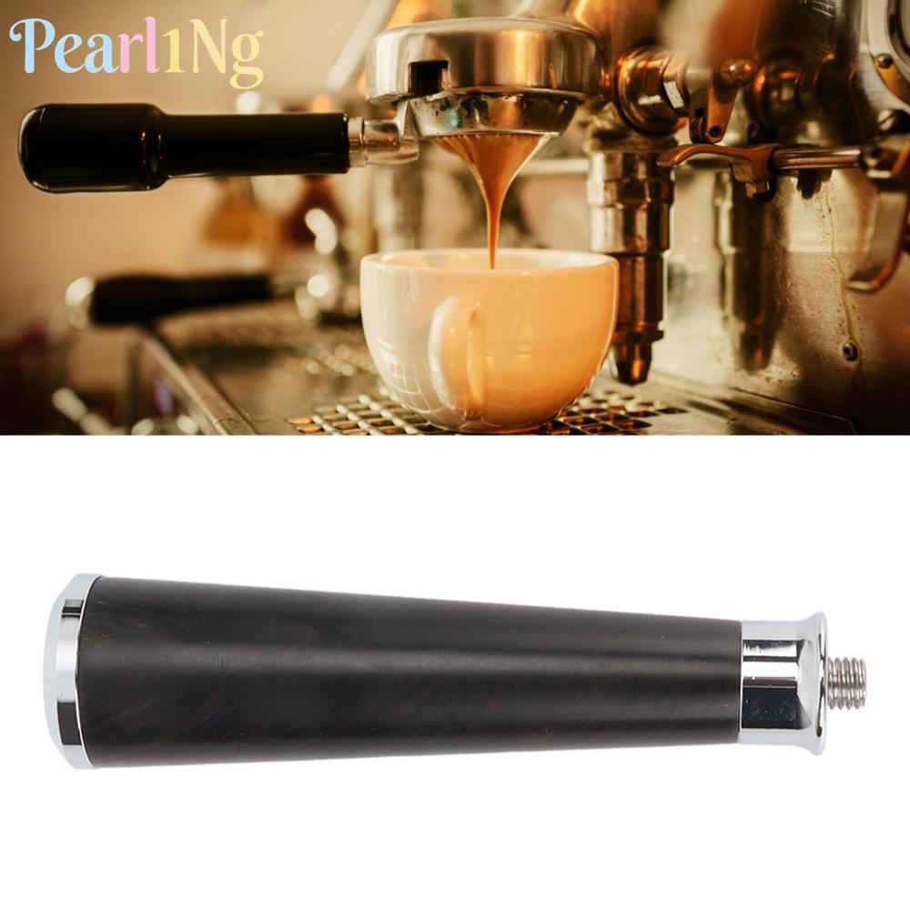 PEARLTH Coffee Portafilter Handle, Round Bottom Brown M10 Portafilter Handle,ทนทาน Replacement Part 