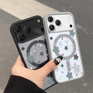 แม่เหล็ก เคสใสกันกระแทก สำหรับ ไอโฟน17Air 11 12 13 14 15 16 17 PROMAX17 16 15Pro16 15 14PLUS8 7Plus XR X XS XSMAX