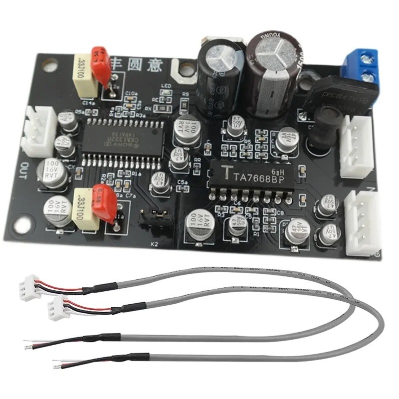 TA7668 สเตอริโอเทปบันทึกหัวแม่เหล็ก Preamplifier บอร์ด CXA1332 Dolby ลดเสียงรบกวนเทปบันทึก Preamp Y
