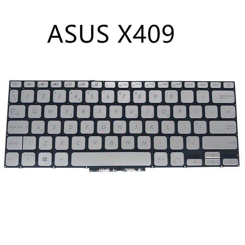 US UK RU แป้นพิมพ์แล็ปท็อปสําหรับ ASUS VivoBook X409 M409 A409 X409U X409UA A409J X409F Y4200 Y4200F