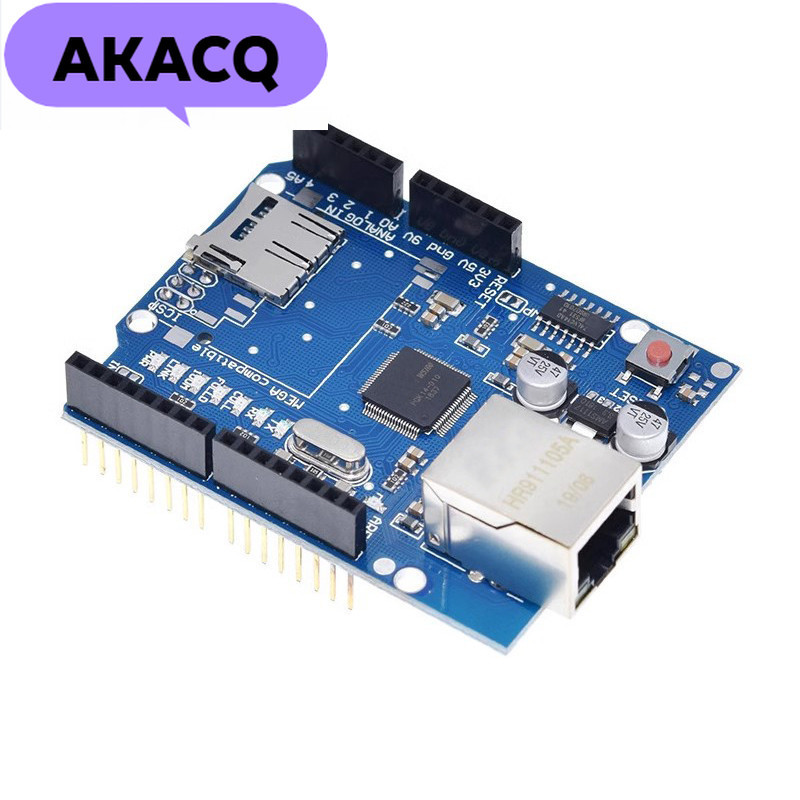 UNO Shield Ethernet Shield W5100 R3 UNO Mega 2560 1280 328 UNR R3 เท่านั้น W5100 บอร์ดพัฒนาสําหรับ A