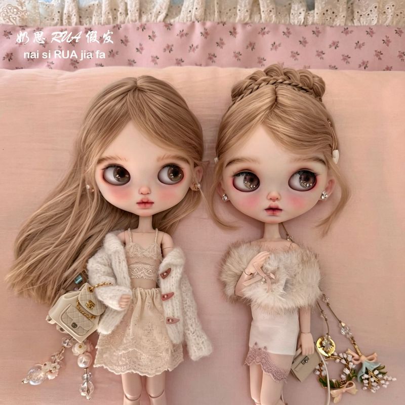 [เฉพาะวิกผมโดยไม่ต้องจัดแต่งทรงผม] น่ารัก zsiga Gazi น้องสาวผ้าไหมนุ่มสไตล์เดียวกันชานมสีน้ําตาล Qi Bangs ผมยาวตรงหนาปริมาณรวมทุกอย่าง