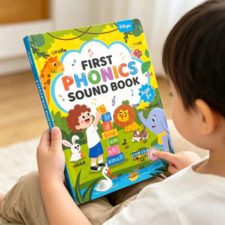 First PHONICS Sound Book หนังสือโฟนิกส์มีเสี ยง ภาษาอังกฤษสำหรับเด็ก สอนอ่านออกเสียง สำเนียงถูกต้อง