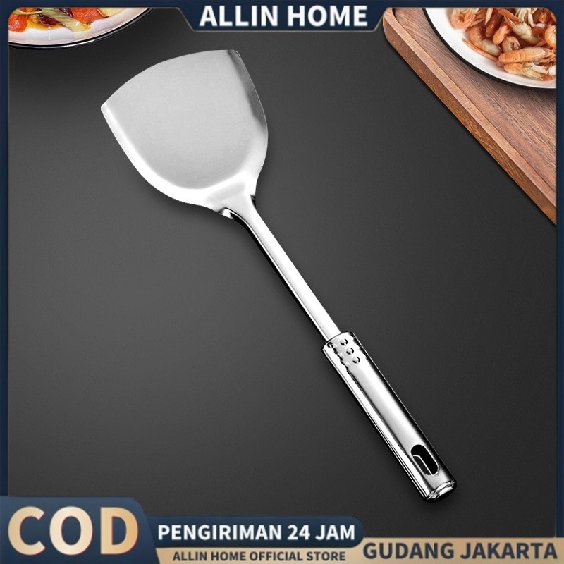 STAINLESS STEEL SPATULA/ GOOD FRYING SPATULA/ สแตนเลสสแตนเลส