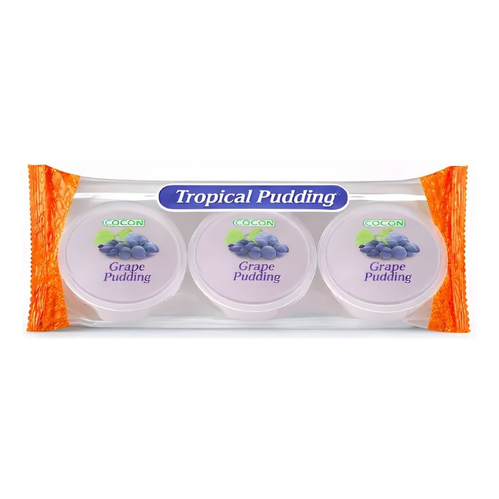 โคคอน พุดดิ้งองุ่น Cocon Pudding Grape 80g. Pack3