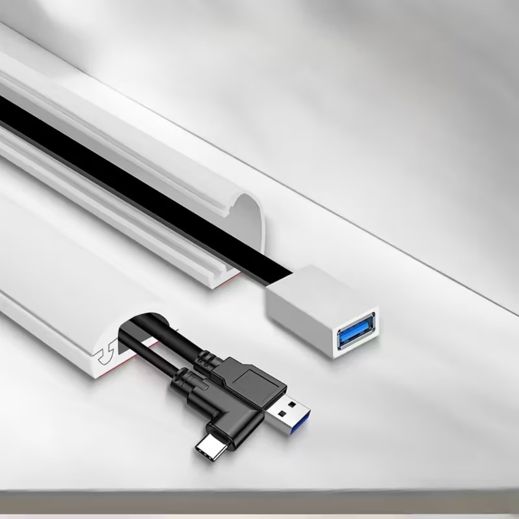1 PC 3/2/1 M Professional Self-Adhesive Wall สายไฟ Hider Raceway ฝาครอบสายไฟ Wall Mount ยืดหยุ่นสายค