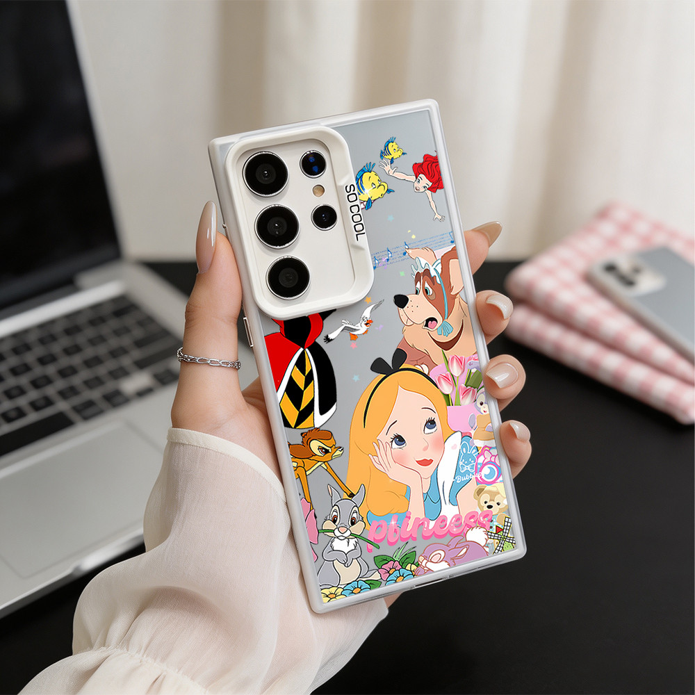 เคส Samsung Alice น่ารักด้านสําหรับ Samsung S25 Ultra,Galaxy A56,A06,Galaxy A17,A03s