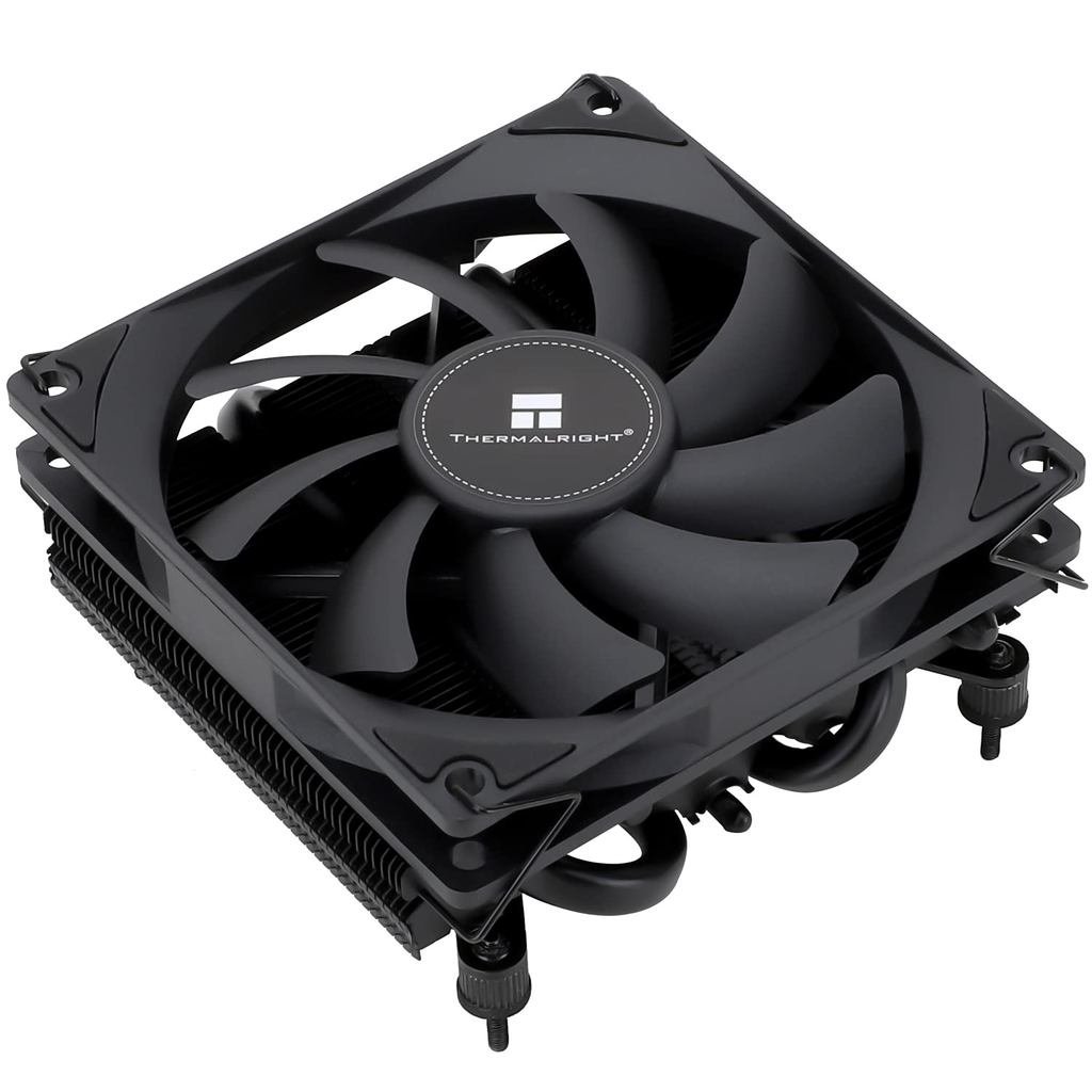 Thermalright AXP90 X36 Black Low Profile CPU Cooler, 92 มม.TL-9015B Slim PWM Fan, ITX CPU Cooler, เท