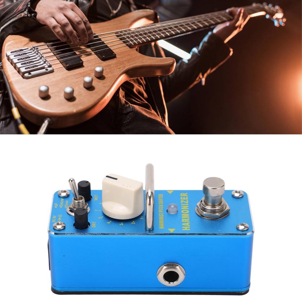Pitch Shifter Guitar Pedal Phaser พร้อม True Bypass 3 โหมดเอฟเฟกต์สําหรับไฟฟ้า