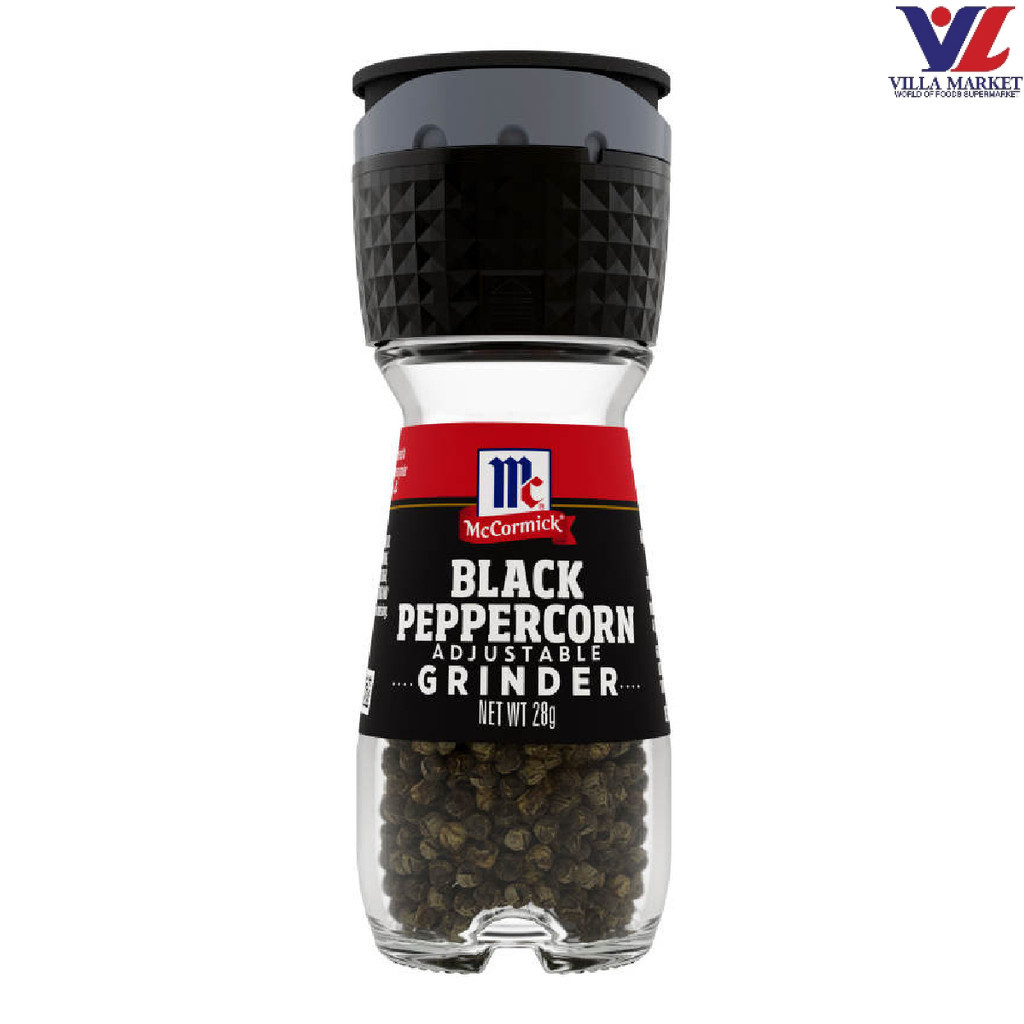 [สินค้าส่งด่วน] [0265] McCormick Black Pepper Grinder 28g แมคคอร์มิค พริกไทยดำแบบขวดบด