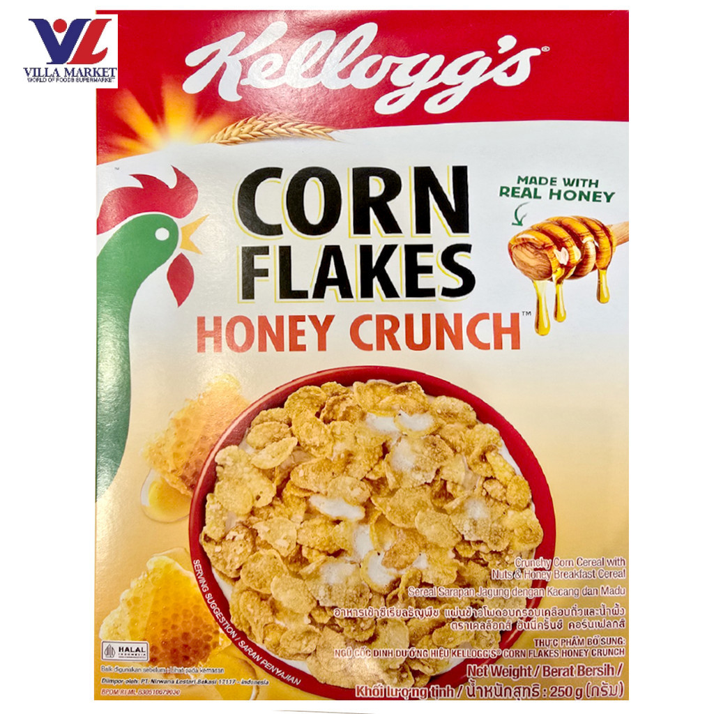 Kelloggs เคลล็อกส์ ฮันนี่ครั้นช์ คอร์นเฟลกส์ 250G
