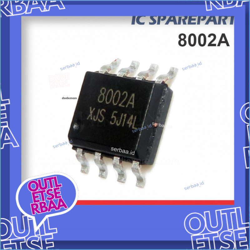 8002A MD8002A SOP-8 2W เครื่องขยายเสียง IC