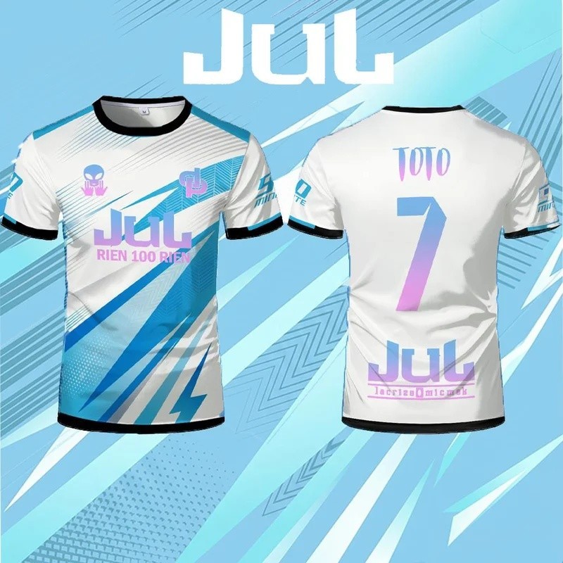 2026 สไตล์ใหม่ JUL Toto Ninetta Rien 100 Rien Jersey ฤดูร้อนกลางแจ้ง Breathable ฟุตบอลการฝึกอบรมเสื้