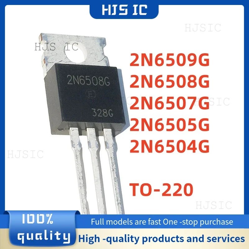 5PCS 2N6509G 2N6508G 2N6507G 2N6505G 2N6504G 2N6508 2N6507 2N6505 2N6504 2N6509 TO-220 ขายส่ง Field 