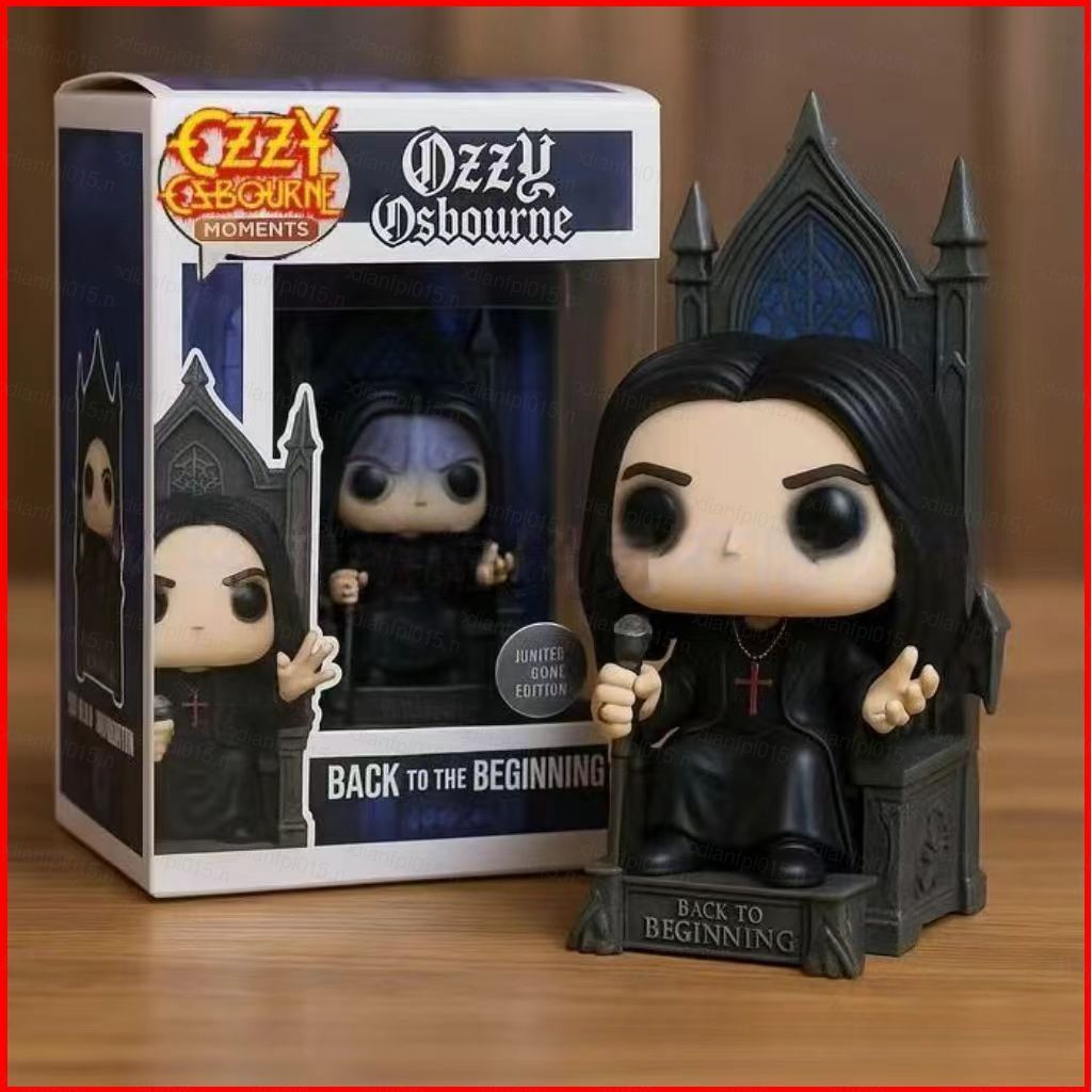PF FUNKO POP Ozzy Osbourne Action Figure Whimsical เป็ดเครื่องประดับตกแต่งบ้านของขวัญสําหรับเด็กคอลเ
