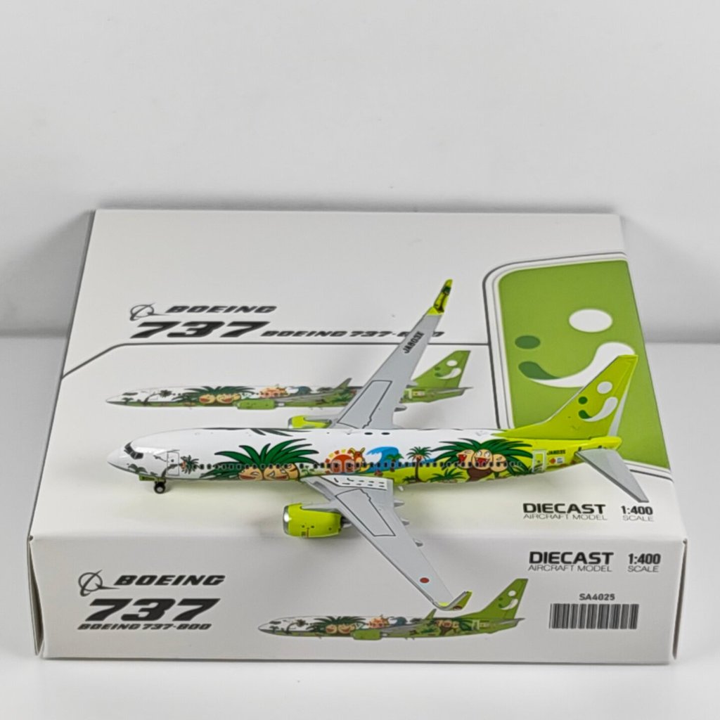 JC Wings SA4025 1: 400 Asian Skynet Airlines B737-800 JA803X รุ่นโลหะผสม