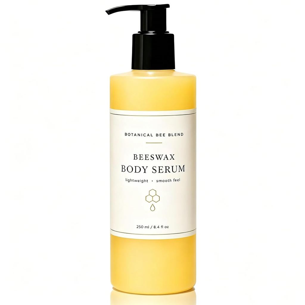 Tebazoew Beeswax Body Serum, Natural Beeswax Moisturizer Body Oil, Sweet Vanilla,Moisturizing with A