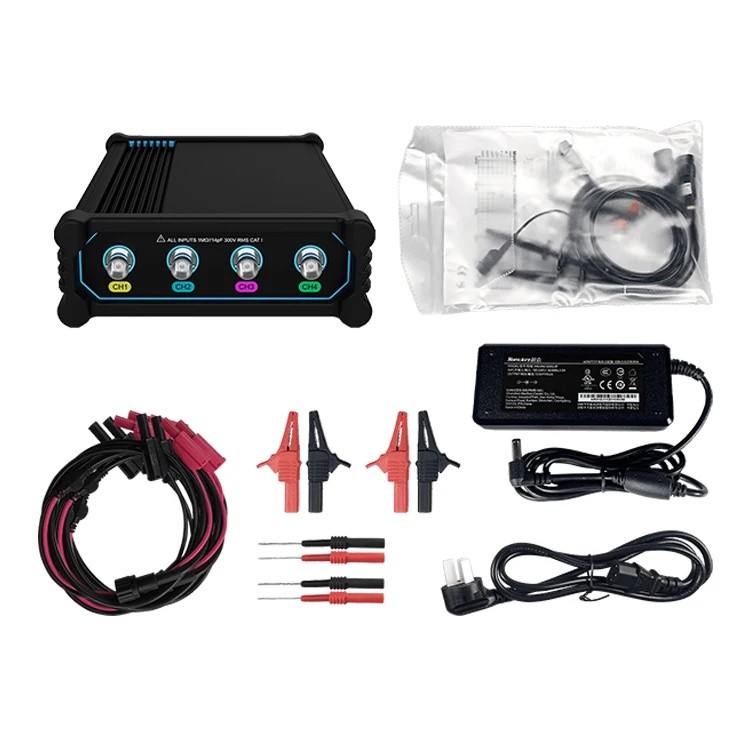 AEHK Micsig Professional แบบพกพา 4CH 200MHz แบนด์วิดท์แยกประเภทวินิจฉัยยานยนต์ Oscilloscope VATO2004