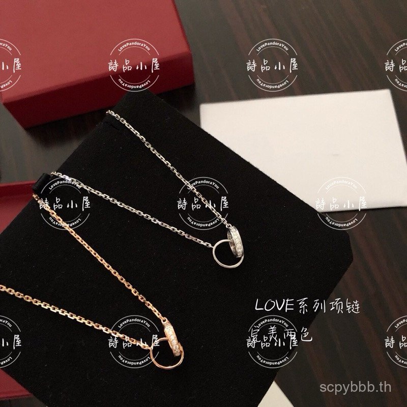 บ้านบทกวี ️ Real Shot s925 เงินสเตอร์ลิงสร้อยคอวงกลมชั้นทองชุบทองหนา R2AV