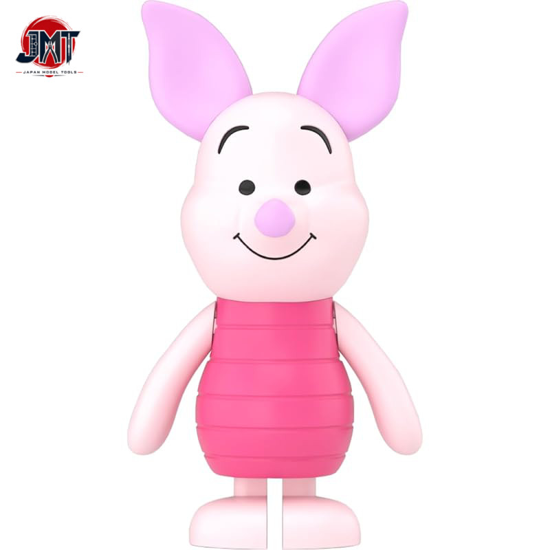 Aoshima Bunka Kyozai-sha Rakupla Tokotoko No. DP-14 Winnie the Pooh Piglet Color-Coded Plastic Model