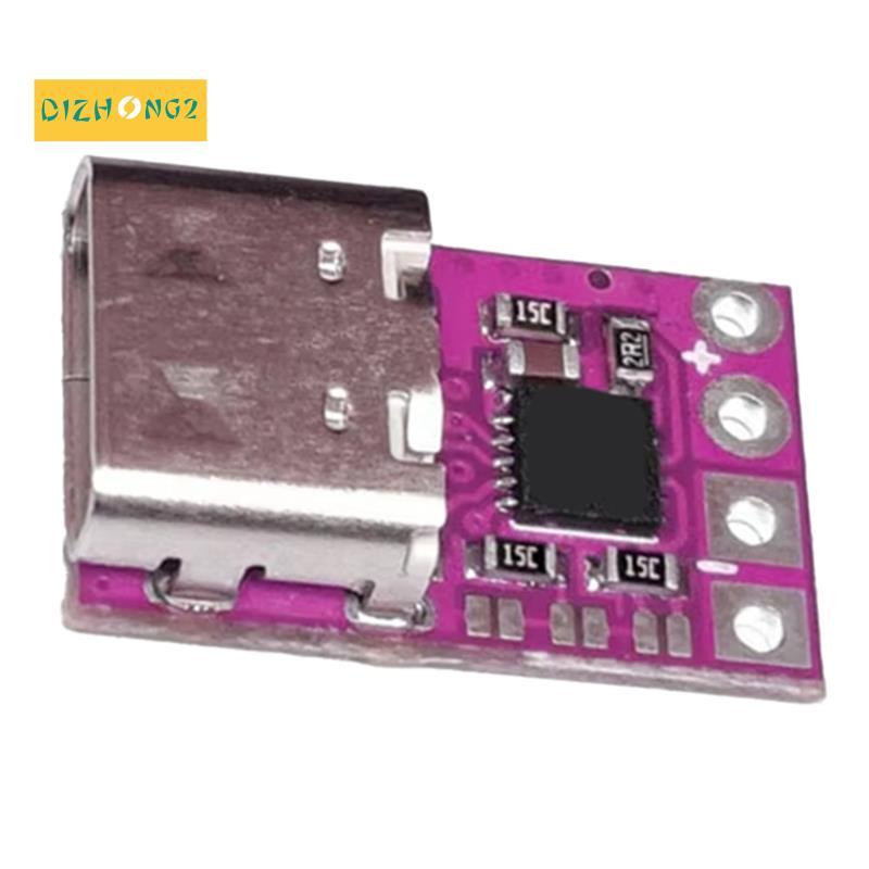 [dizhong2]TYPE-C PD 100W 5A PD3.0 Triggers 5V 9V 12V 15V 20V แหล่งจ่ายไฟ USB PD to DC Adapter สําหรั