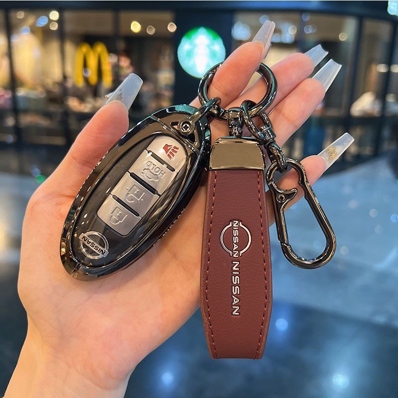 เคสกุญแจรถยนต์ สําหรับ Nissan Almera Sylphy Teana X - Trail เคสกุญแจ nissan Altima Sentra Titan Rogu