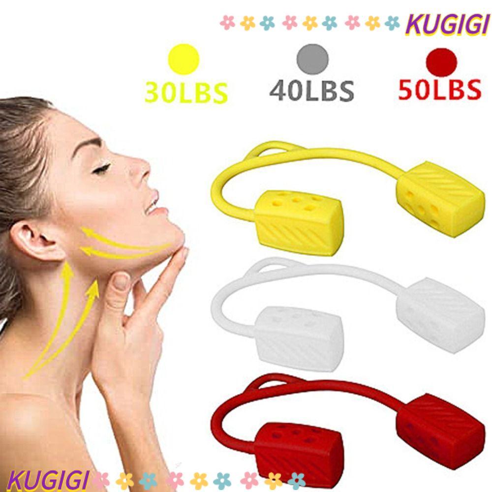 KUGIGI คอ Toning, อัพเกรด Jawline Exerciser Jaw Exerciser, ความงาม 30/40/50lbs ผู้หญิงผู้ชายกล้ามเนื