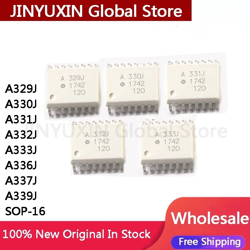 5 ชิ้น A329J A330J A331J A332J A333J A336J A337J A339J SOP-16 IC ชิปสต็อกขายส่ง