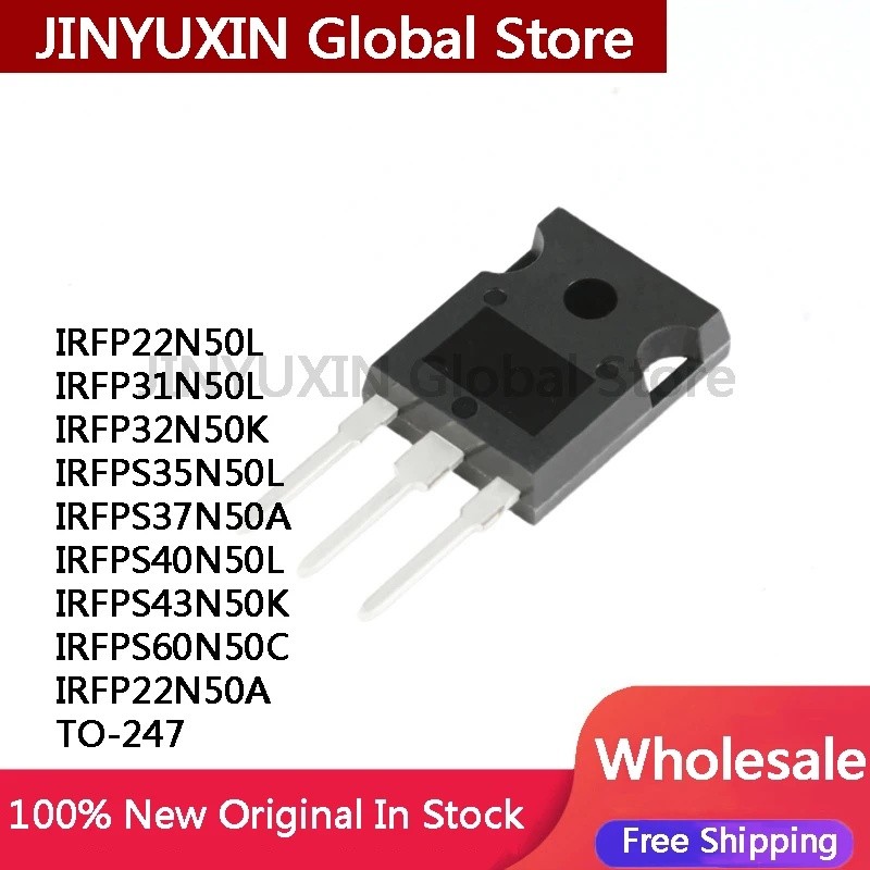 5 ชิ้น IRFP22N50L IRFP31N50L IRFP32N50K IRFPS35N50L IRFPS37N50A IRFPS40N50L IRFPS43N50K IRFPS60N50C 
