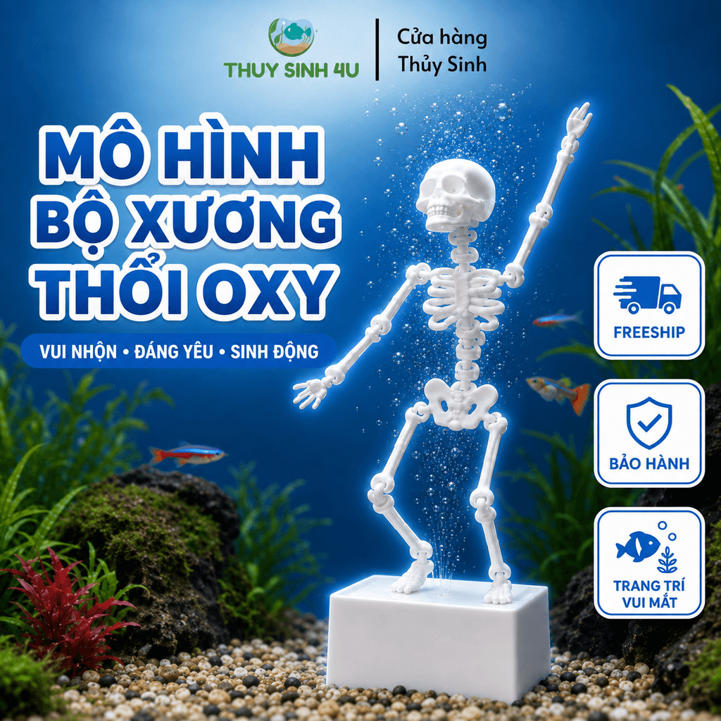 OXY Dance Skeleton Model Oxygen Aquarium Aquarium Aquarium Aquarium ตกแต่งพิพิธภัณฑ์สัตว์น้ํา