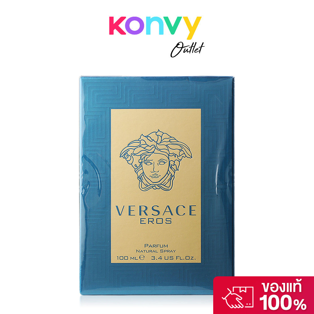 Versace Eros Parfum 100ml น้ำหอมเวอร์ซาเช่สำหรับผู้ชาย (ของแท้100%).