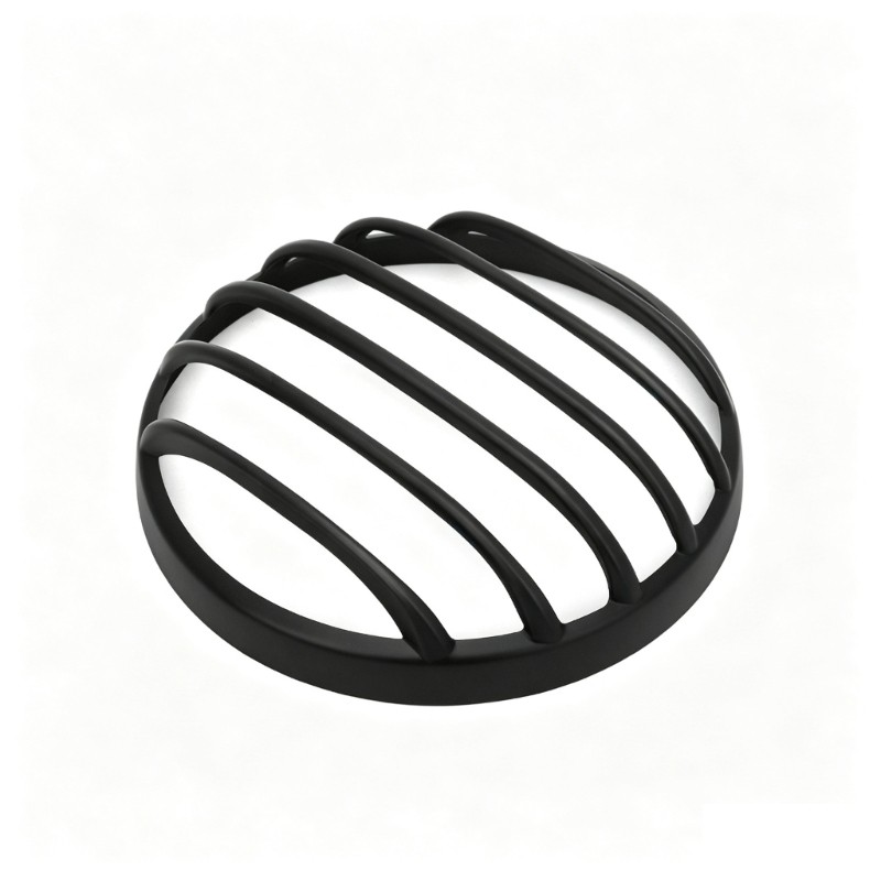 Yo รอบไฟหน้า Grille Cover สําหรับรถจักรยานยนต์ด้านหน้าจัดแต่งทรงผม Black Guard พร้อมการออกแบบเปิดหน้