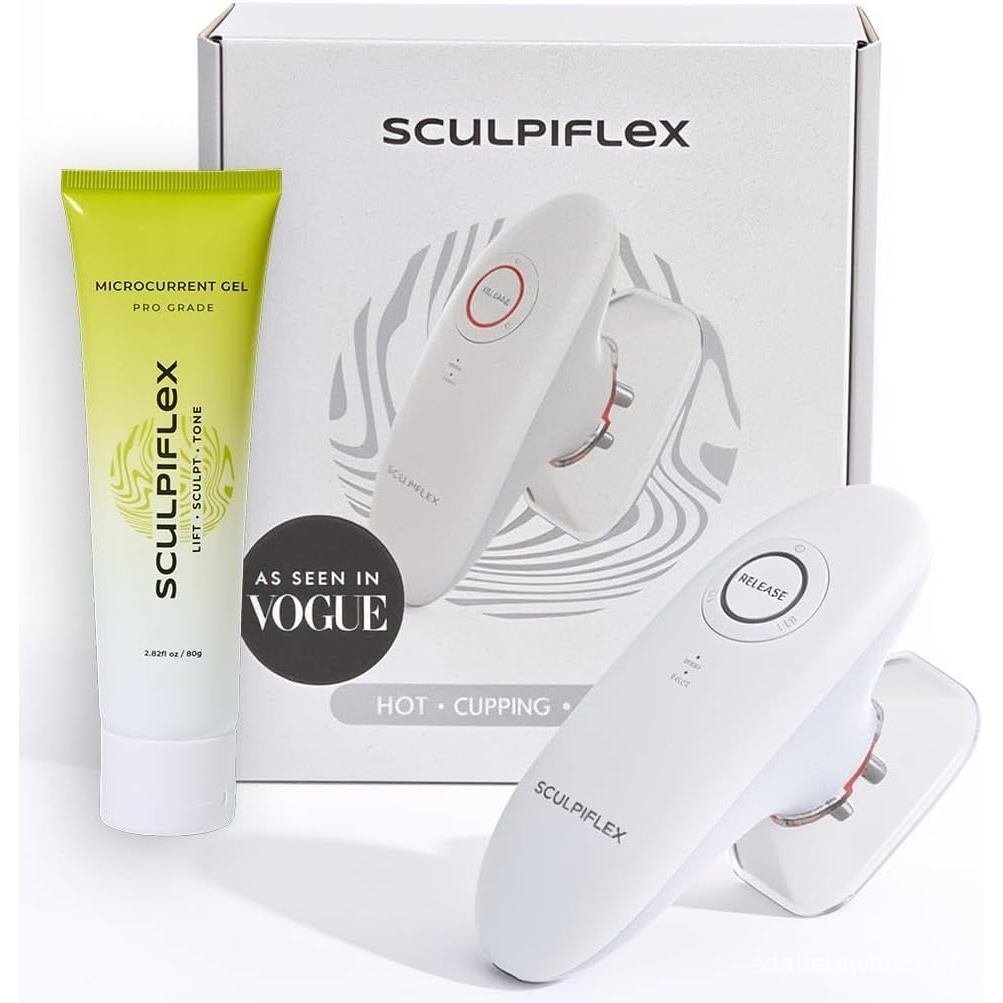 SCULPIFLEX – เครื่องแกะสลักร่างกาย 3-in-1 ดั้งเดิมสําหรับบริษัทขึ้น-ตามหา – เครื่องนวดระบายน้ําเหลืองและเครื่องมือนวดเซลลูไลท์สําหรับท้อง แขน ขา ต้นขา + เจล 1x