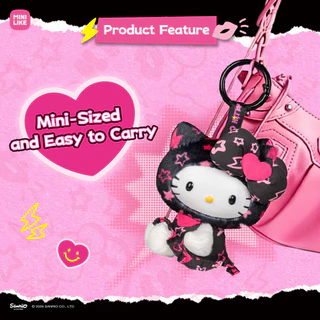 พร้อมส่ง🇹🇭 MTA. Hello Kitty Street Remix Series Mini Relaxing Plush Keychain Pendant Blind Box（กด6ชิ้น=1box）