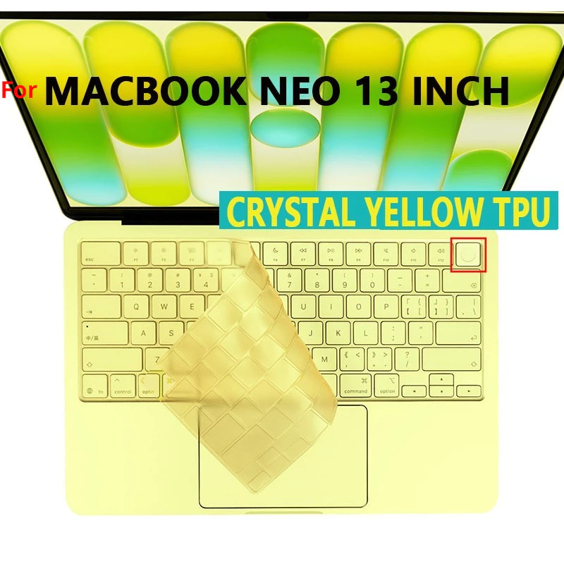 ใหม่ ฟิล์มซิลิโคนนิ่ม บางพิเศษ ลายตัวอักษรไทย สําหรับ Macbook Neo 13 A3404 Air M2 M1 Pro 13 14 16 นิ้ว Air M1 A2337 A2681 A2779 2022 2023