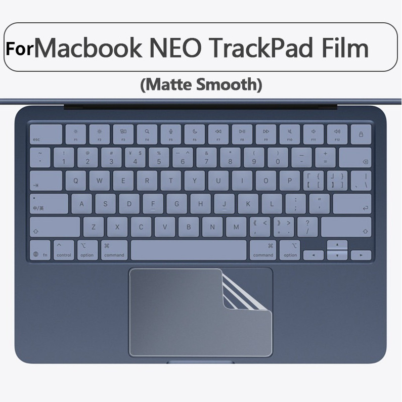 พรีเมี่ยม Matte TrackPad ฟิล์มสําหรับ MacBook Neo 13 2026 A3404 Air Pro Ultra-Thin Anti-Fingerprint ป้องกันผิว