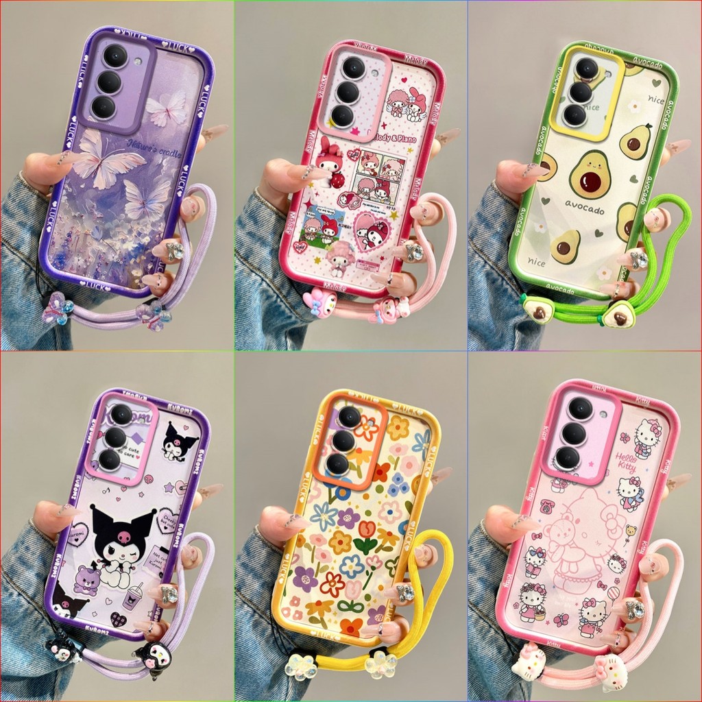 เคส OPPO A5 2025 เคสโทรศัพท์ซิลิโคนอ่อนนุ่มพิมพ์การ์ตูนน่ารัก