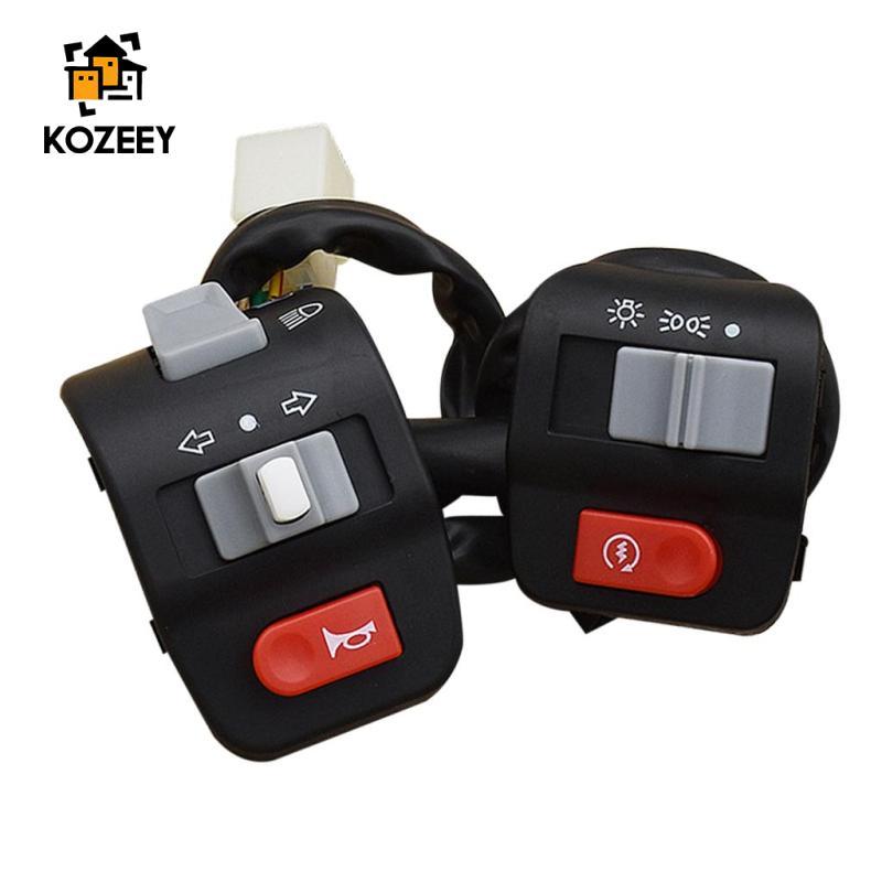 [KOZEEY] สวิตช์ไฟแฮนด์สากล 2x DC12V สวิตช์เปิด/ปิดสวิตช์สําหรับส่วนใหญ่
