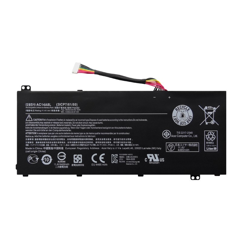แบตเตอรี่ Acer Shadow Knight 2 Aspire VN7-571G / 591G 592G 791G AC14A8L
