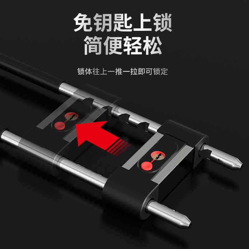 U-Shaped Lock Lock Double Door Mortise Long Shop U-Lock Type Outdoor