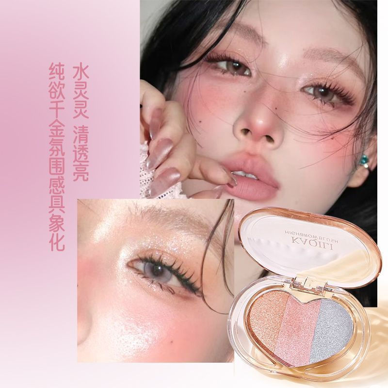 All-in-one facial concealer with high pigment density and bright red palette12y New product Natural 