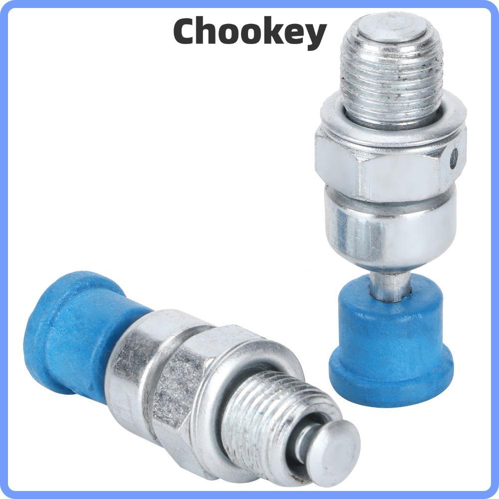 RODAROLA 2PCS วาล์วบีบอัด, Compact Silver กระบอก Decompression Valve, ทนทานติดตั้งง่ายเหล็กวาล์วเครื