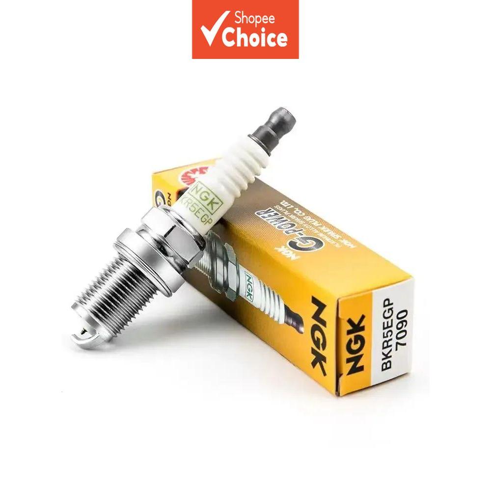 Ngk Bkr5egp 7090 Platinum Resistor Spark Plug สําหรับรถจักรยานยนต์ดัดแปลงตามธรรมชาติ