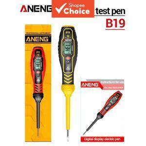หนึ่งชุด ANENG B19 เครื่องทดสอบแรงดันไฟฟ้าปากกาแบบไม่สัมผัส 30-1000V เครื่องตรวจจับ AC Buzzer Alarm Breakpoint Finder CAT IV 600V