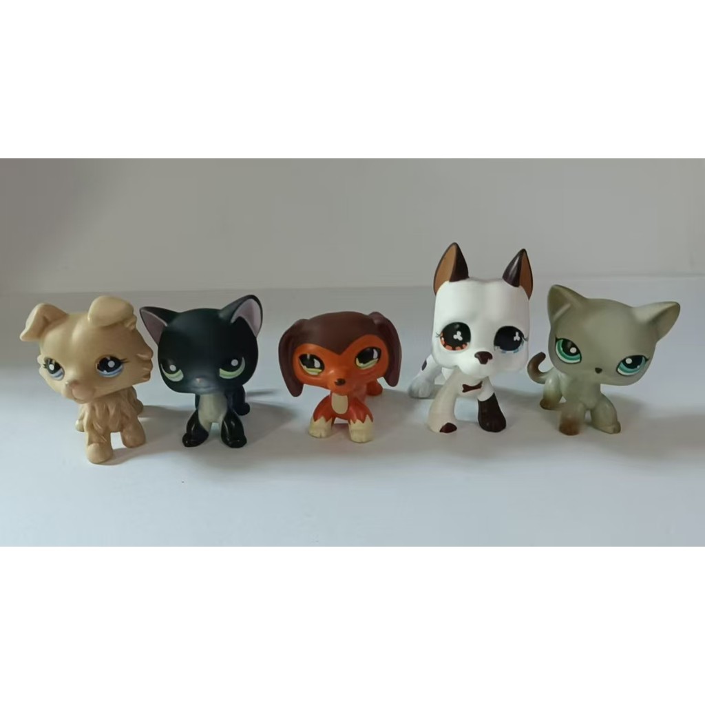5 ชิ้น/ล็อต LPS ของเล่นแมวสุนัข Littlest Pet Shop #336#675