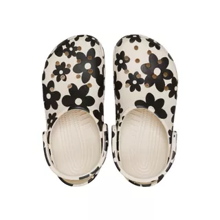 CROCS รองเท้าลำลองผู้ใหญ่ CLASSIC POP PETALS CLOG - SUMMIT WHITE/MULTI