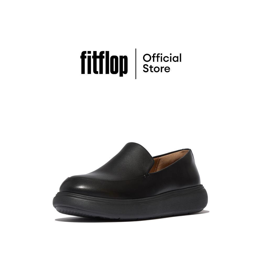 FITFLOP IQ-COMFF LEATHER LOAFERS รองเท้าโลฟเฟอร์ผู้หญิง รุ่น E2W-090 สี BLACK