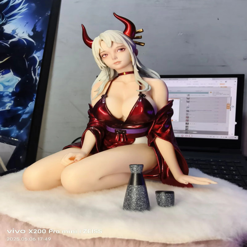 [ks0968.th] One Piece Kimono Yamato Action Figure ซม.อะนิเมะรูปGKรูปปั้นอะนิเมะอุปกรณ์สินค้าของขวัญ 