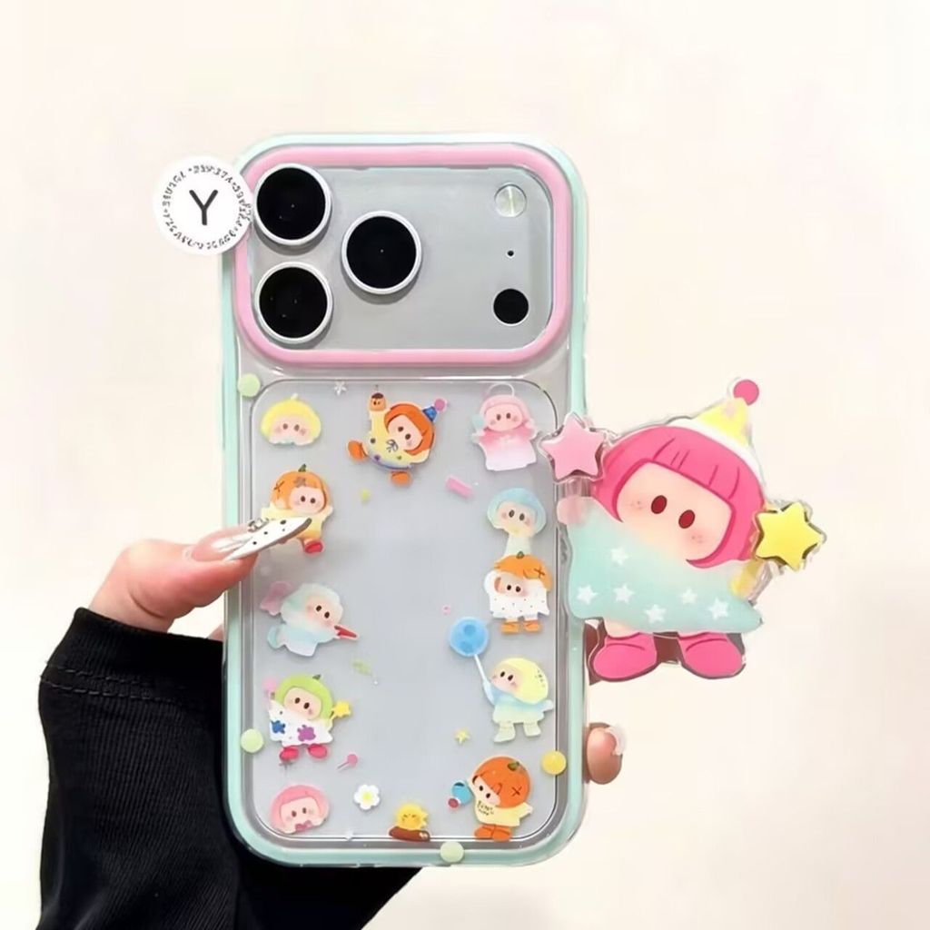 เคสโทรศัพท์ เหมาะสําหรับ iPhone 7 8 X XS XR XSMAX 11 12 13 14 15 16 17 Pro max Plus Air น่ารัก Crook