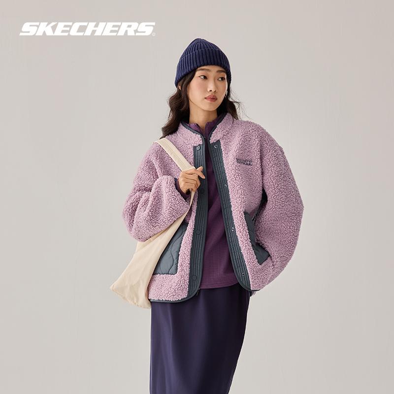 Skechers เสื้อแจ็คเก็ตลําลองผู้หญิง - P425W210